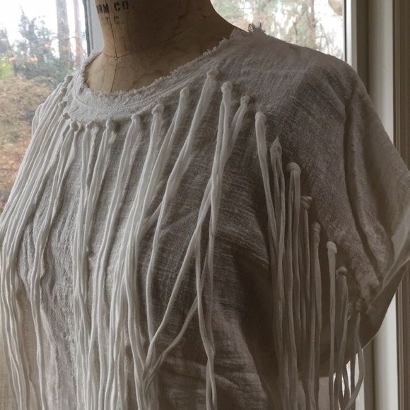 NEW MANGO White T-shirt - Picture 3 of 5